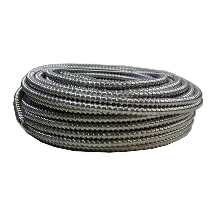 100ft 12/3 Solid Aluminum BX Cable at