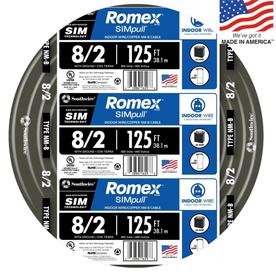 UPC 032886160257 product image for 125-ft 8-2 Indoor Non-Metallic Wire (By-the-Roll | upcitemdb.com
