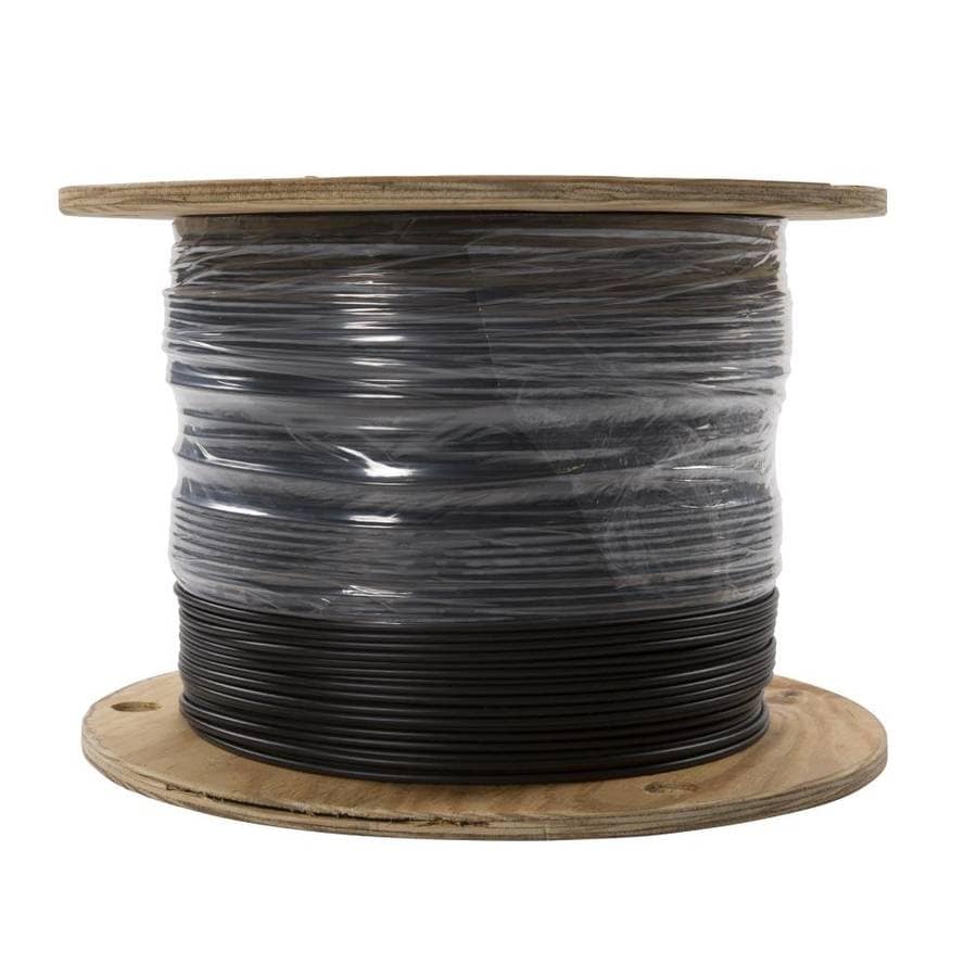 Southwire 2500-ft 10 AWG Copper Stranded Black XHHW Wire (By-the-Roll)