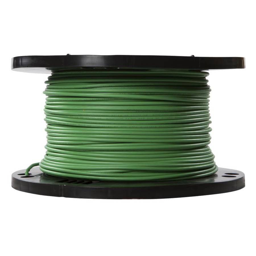 Southwire 500-ft 10 AWG Copper Stranded Green XHHW Wire (By-the-Roll)