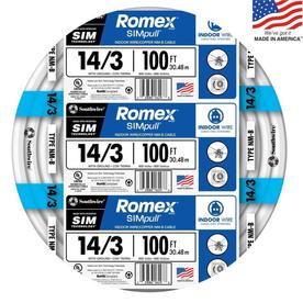 UPC 032886263545 product image for 100-ft 14-3 Indoor Non-Metallic Wire (By-the-Roll) | upcitemdb.com