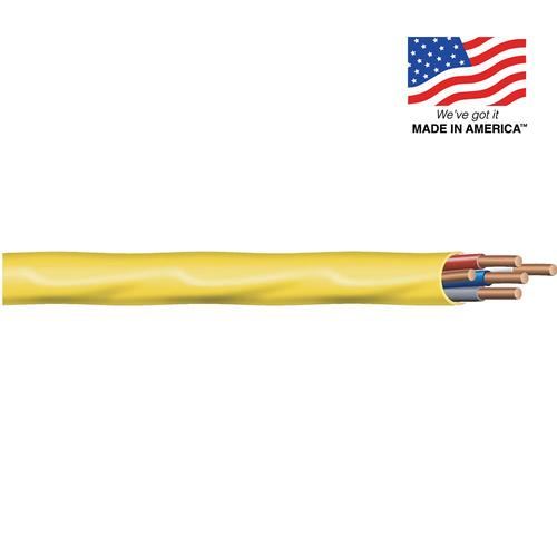 Southwire Romex SIMpull 12/4 Indoor Non-Metallic Jacket Wire (By-the ...