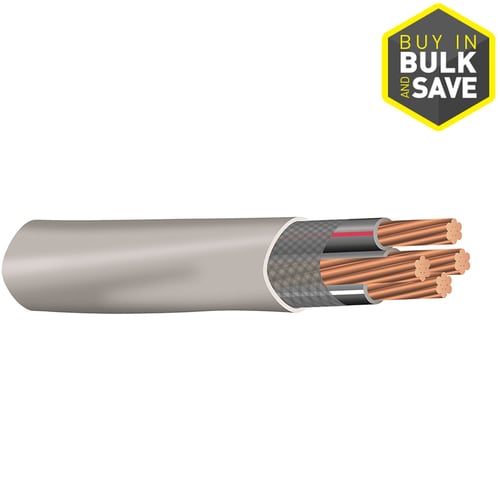 Southwire 2 2 2 4 copper ser service entrance cable by the foot in 