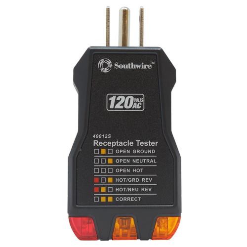 Southwire AC Tester Analog 120-Volt Specialty Meter in the Test Meters