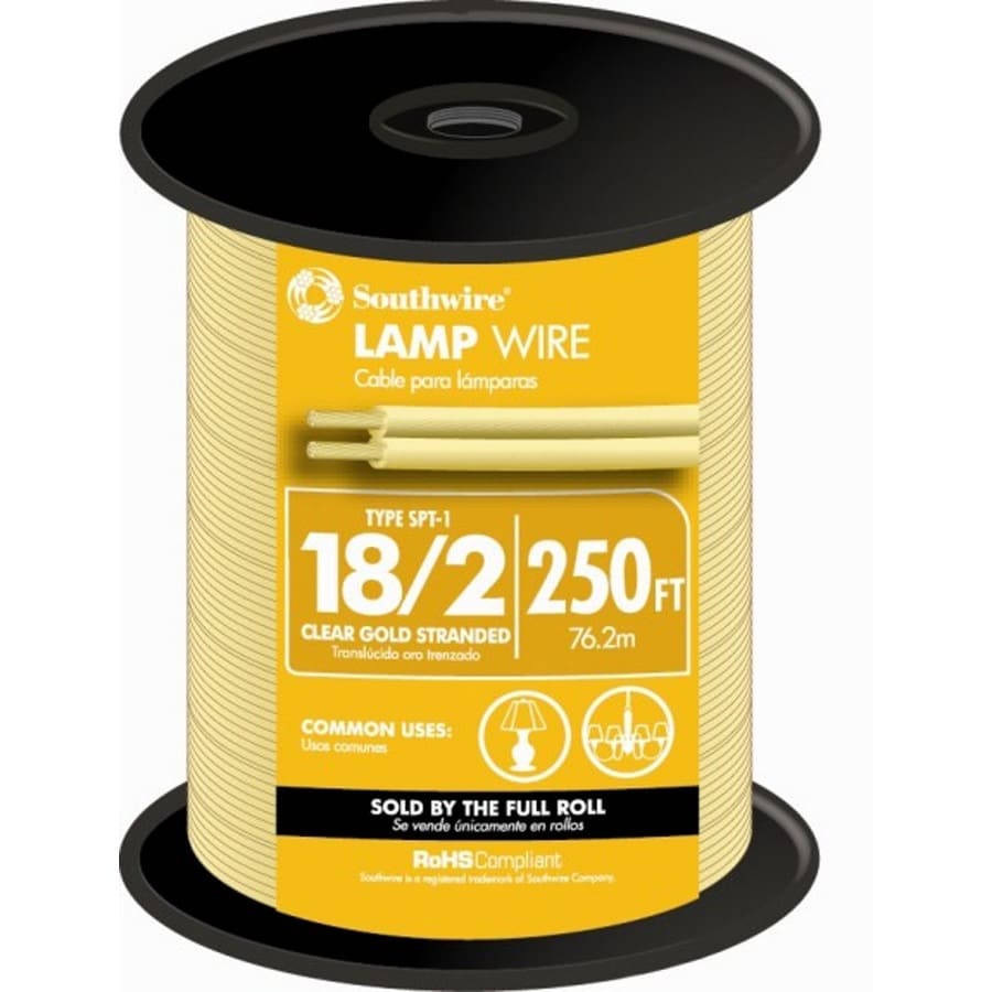 250-ft 18/2 Clear Lamp Cord at Lowes.com