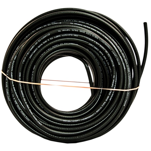 Southwire 100-ft 18 RG6-Quad Shield Black Coaxial Cable Coil in the ...