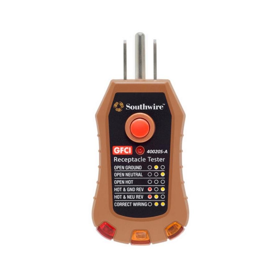 Southwire Analog 120-Volt GFCI Receptacle Tester