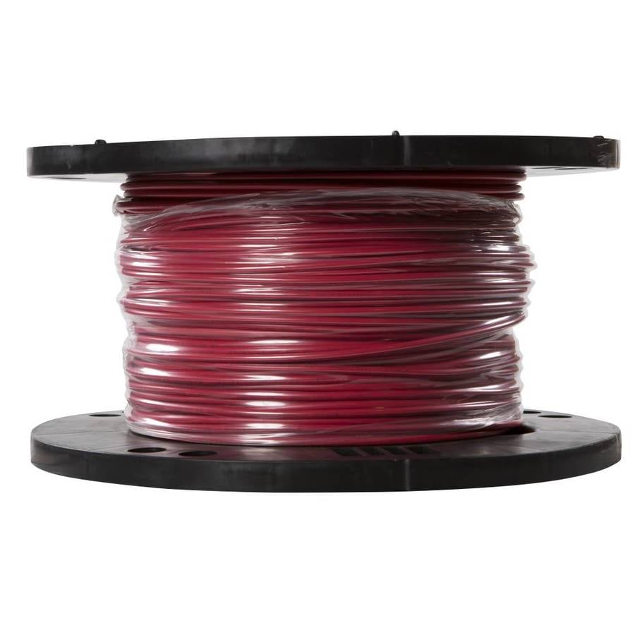 Southwire 500-ft 12 AWG Copper Stranded Red XHHW Wire (By-the-Roll)