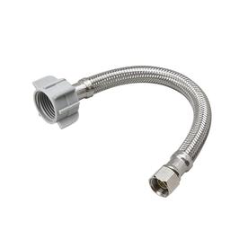 Toilet Faucet Supply Lines At Lowes Mueller Proline 3 8 In Compression 12 Braided Stainless Steel Toilet Supply
