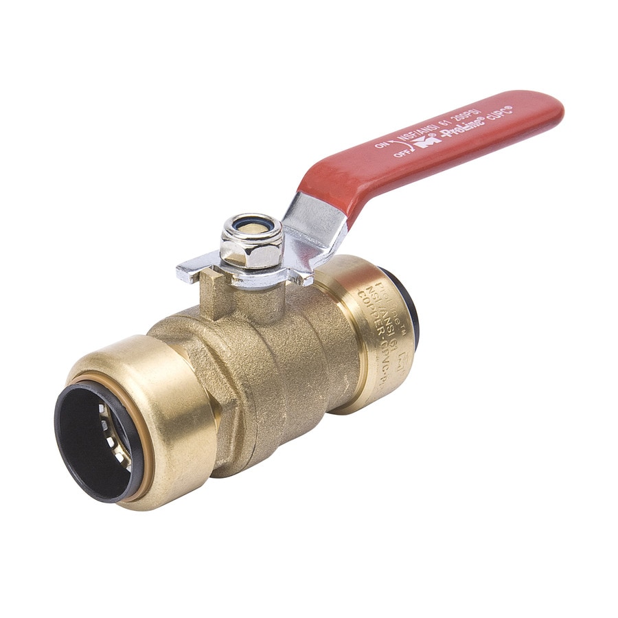 Blue Hawk Compression/Push x Compression/Push dia Ball Valve Push