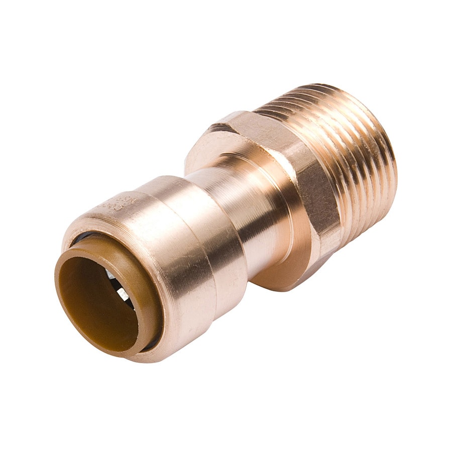 Shop Mueller Proline 1/2in x 3/4in Copper PushFit Adapter Fittings