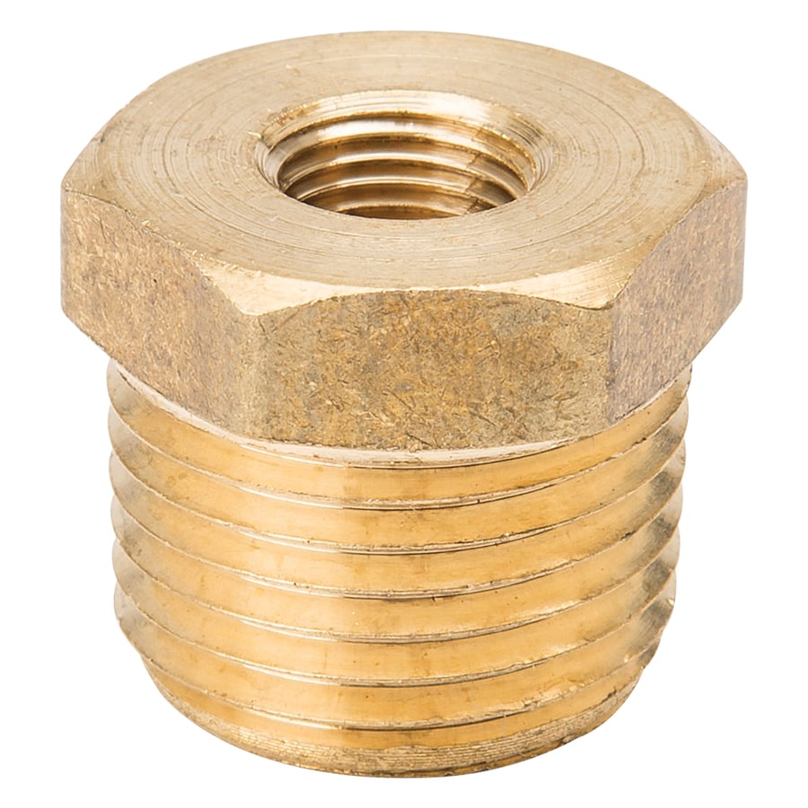 Proline Series 1/2-in x 1/8-in Threaded Coupling Bushing Fitting in the Brass  Fittings department at