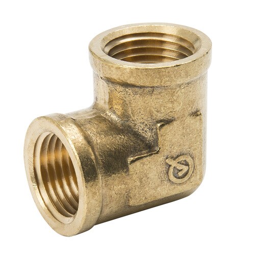 B&K 1/2-in X 1/2-in Dia Threaded Female Elbow Fitting In The Brass ...