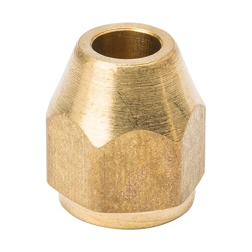 B&K 1/4in x 1/4in Threaded Nut Cap Fitting in the Brass Fittings