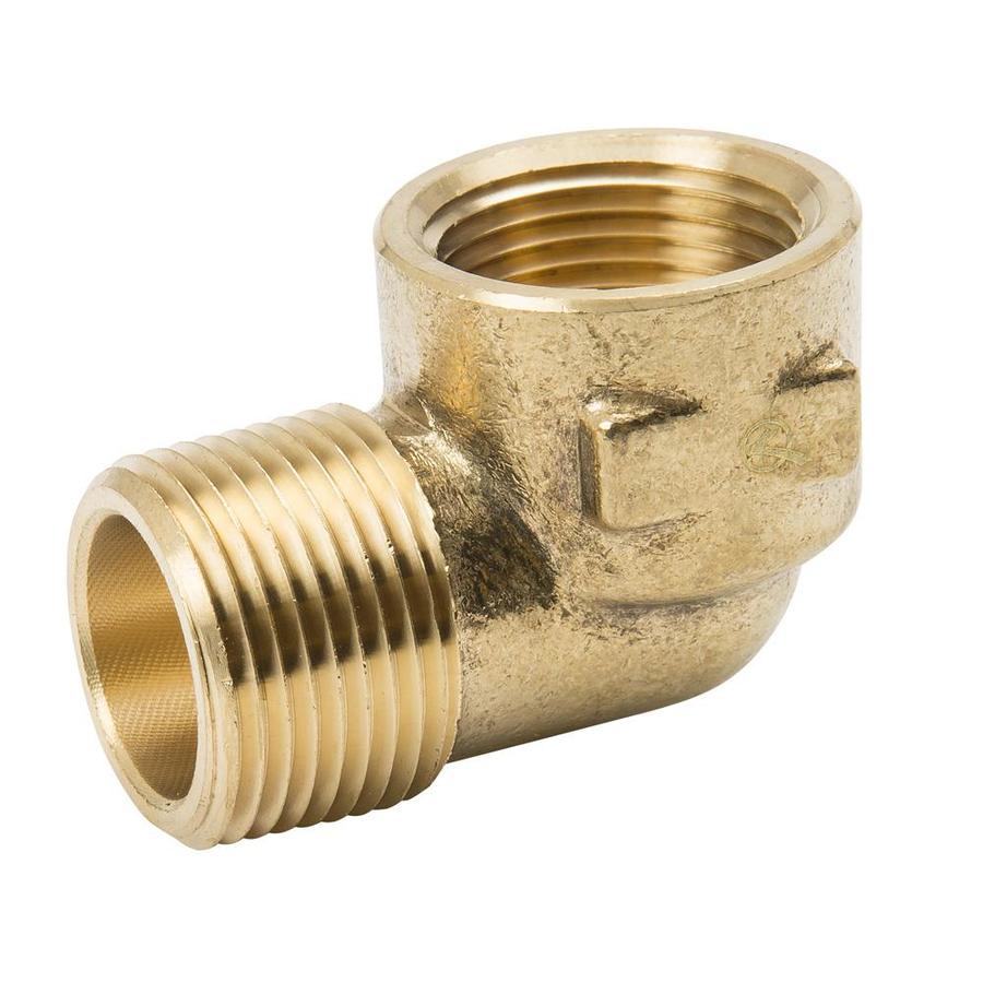 elbow threaded fitting fittings street brass lowes pipe