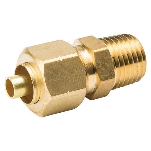 B&K 3/8-in x 1/4-in dia Compression x MIP Adapter Coupling Fitting in ...