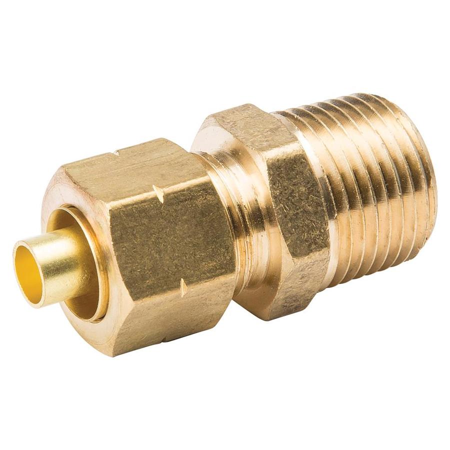 B&K 3/8-in x 3/8-in dia Compression x MIP Adapter Coupling Fitting in ...