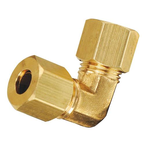 B&K 1/4in Compression Female Elbow Fitting in the Brass Fittings