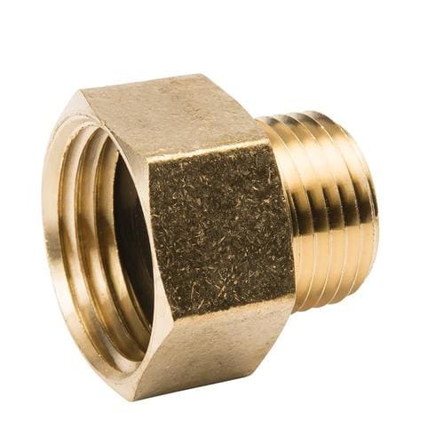 B&K 3/4-in Threaded Female Hose x MIP Adapter Fitting in the Brass