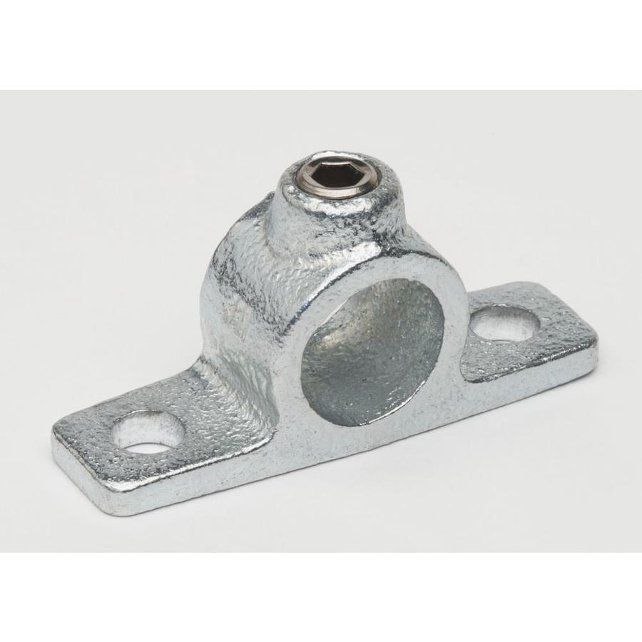 SteelTek 3/8in Silver Galvanized Steel Structural Pipe Fitting Offset