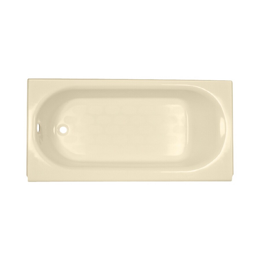 standard american bone tub americast bathtub princeton drain 2390 left hand recess feet bath inch ft lowes hottubsme soaking