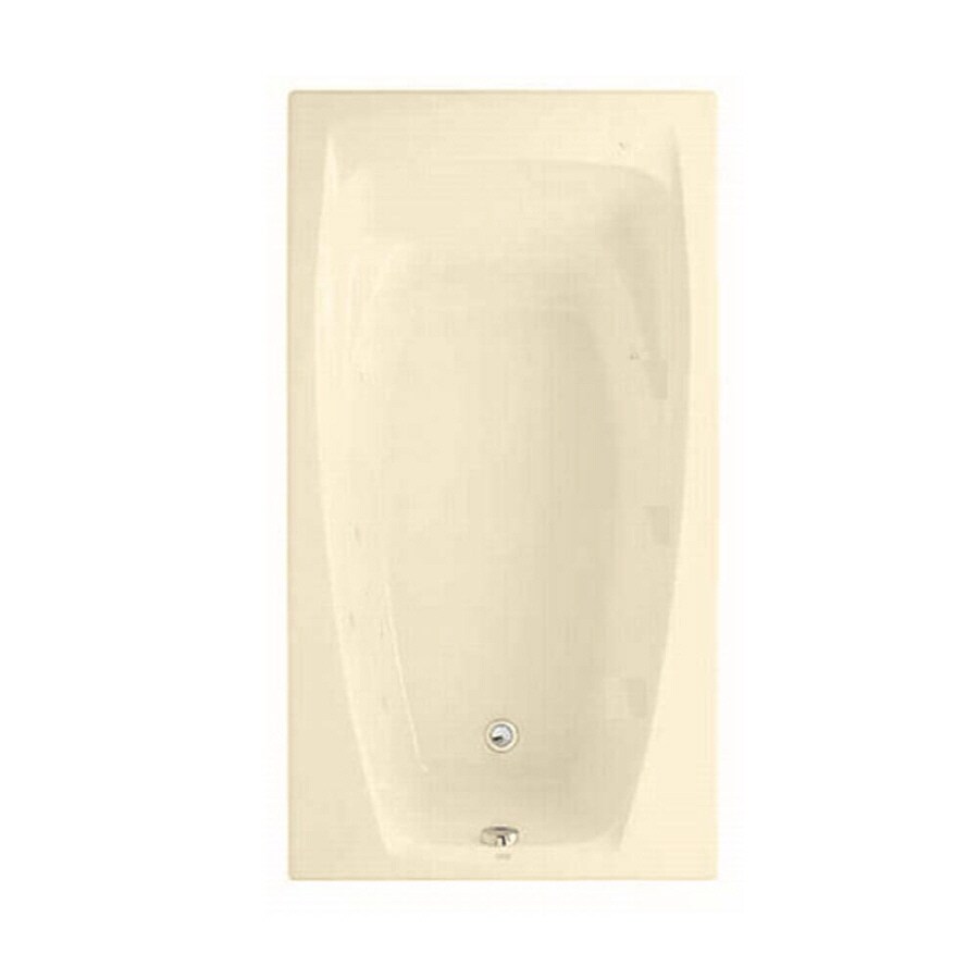 American Standard Colony Acrylic Hourglass In Rectangle Drop-in Bathtub ...