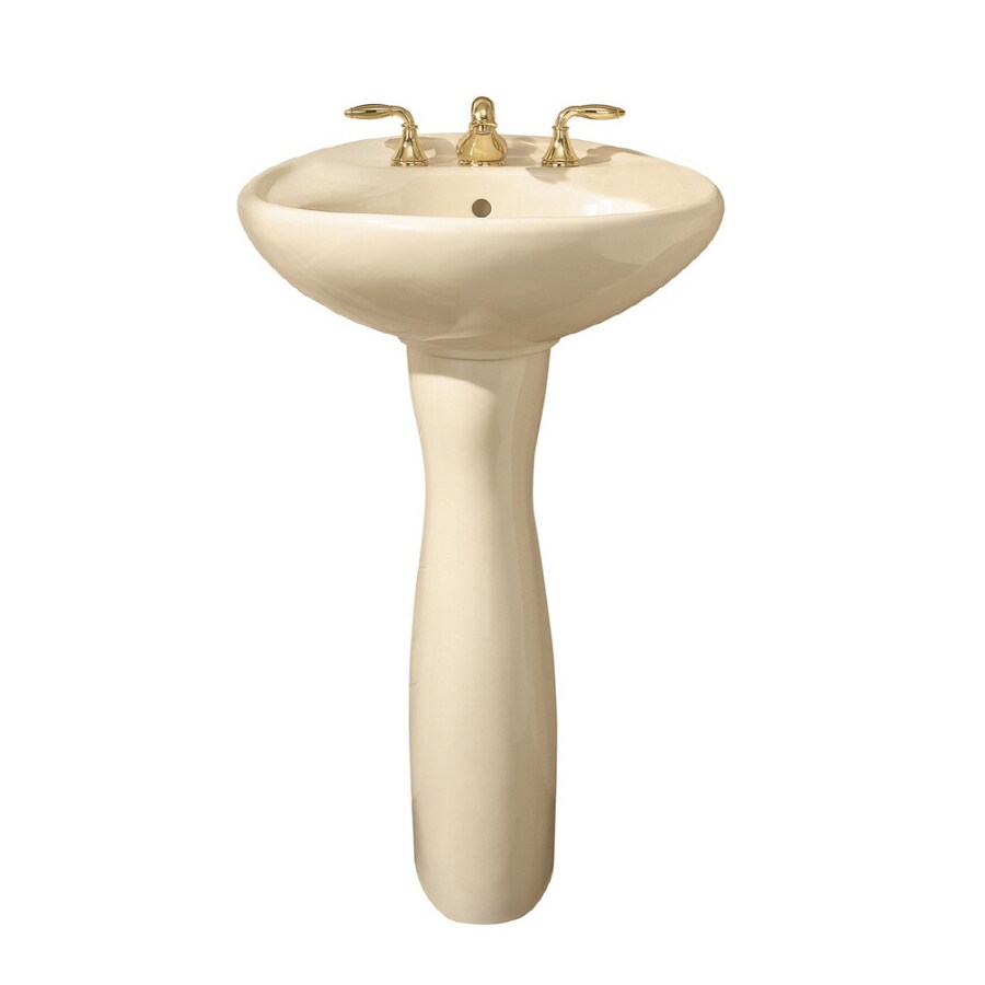 American Standard Savona Bone Complete Pedestal Sink in the Pedestal