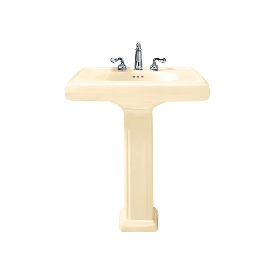 American Standard Heritage Bone Complete Pedestal Sink In The Pedestal Sinks Department At 0809