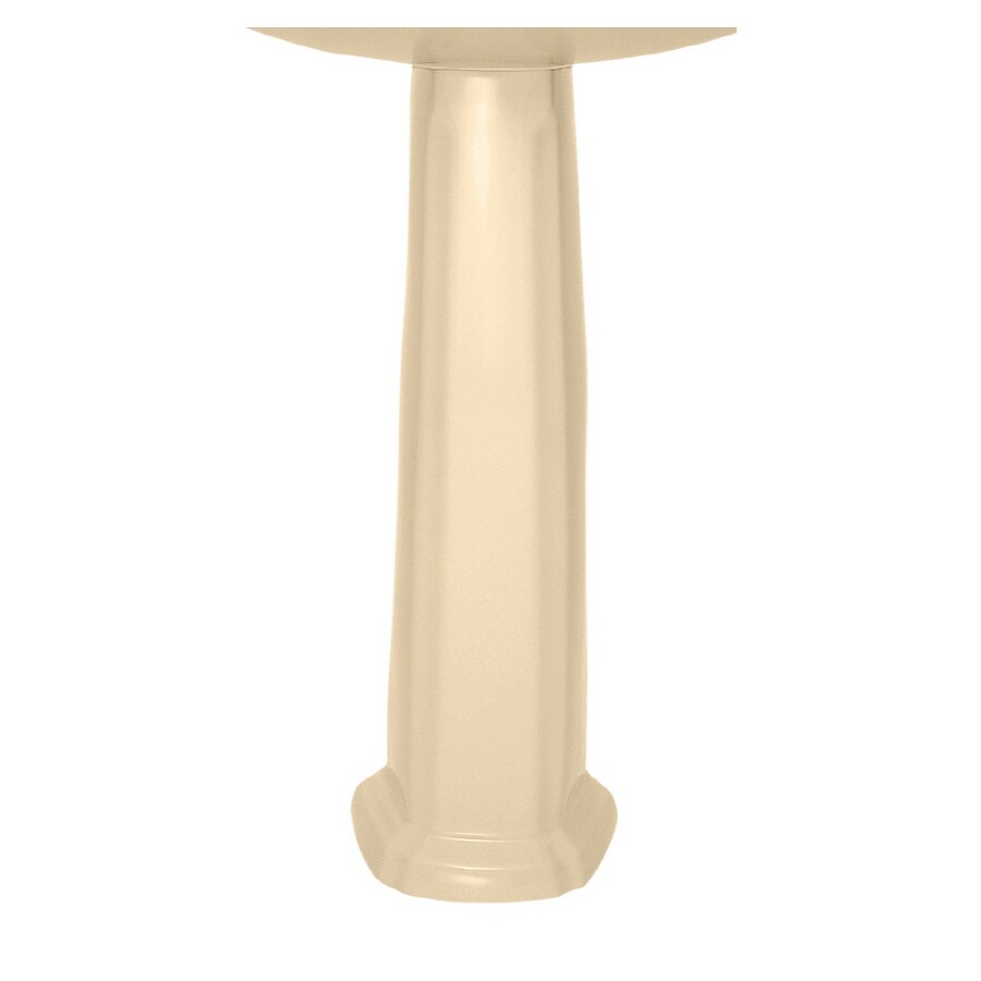 American Standard Antiquity Bone Pedestal Sink Base at