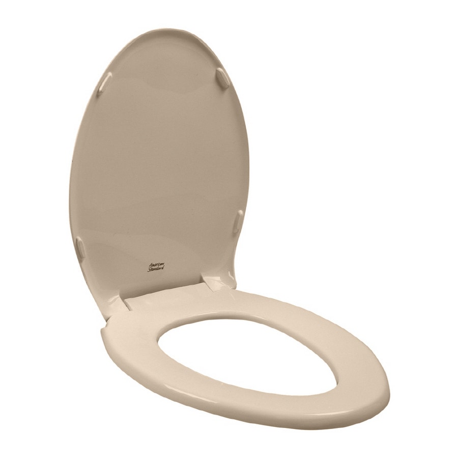 American Standard Elongated Fawn Beige Rise & Shine Toilet Seat at