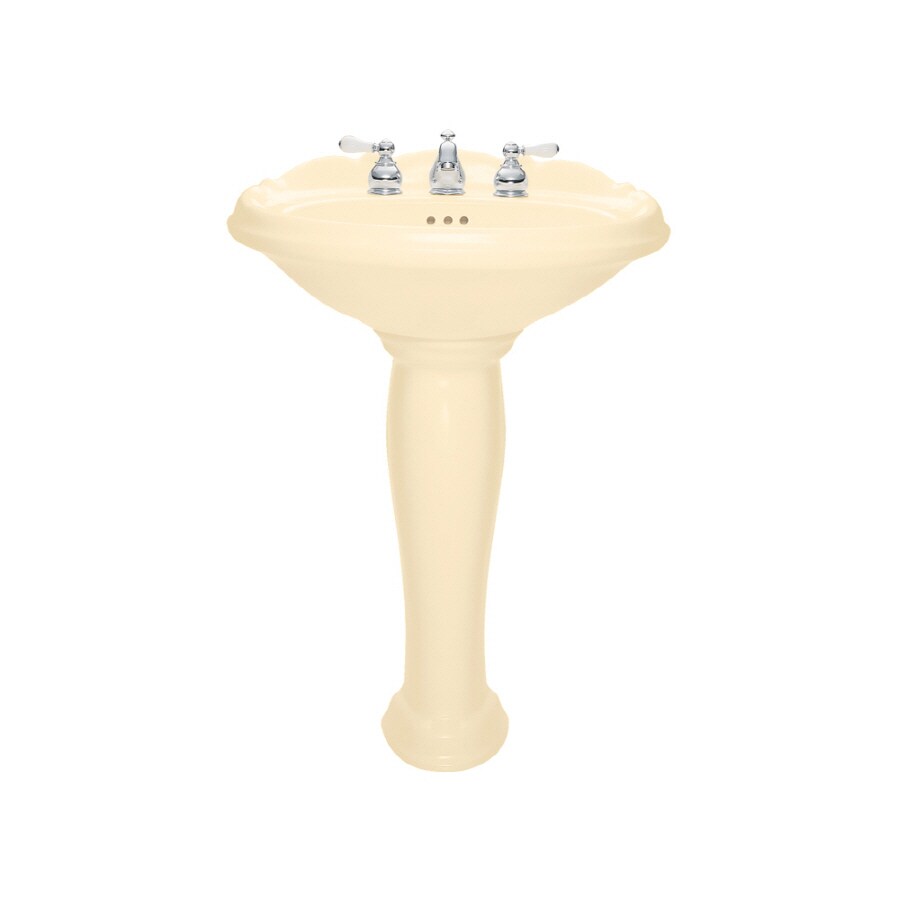 American Standard Reminiscence Bone Complete Pedestal Sink at