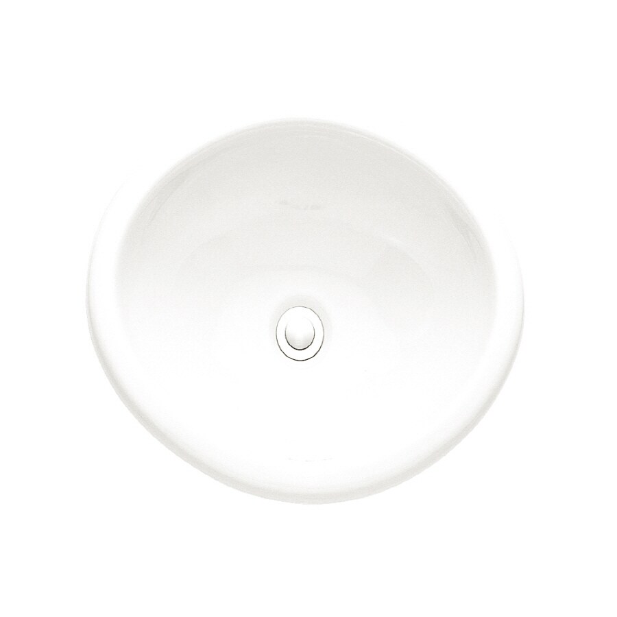 American Standard Sebring White Topmount Oval Bath Sink at