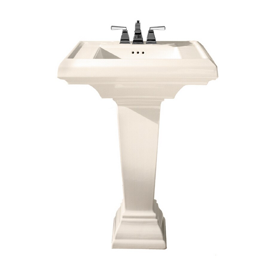 American Standard Town Square Linen Complete Pedestal Sink at Lowes.com