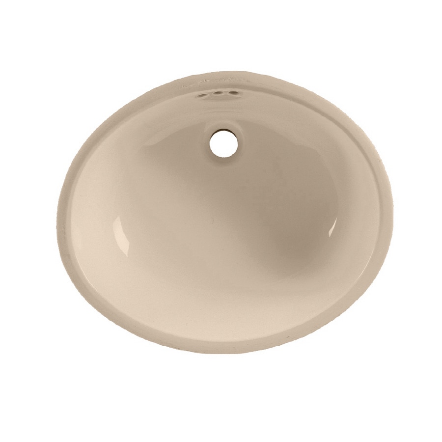 American Standard Ovalyn Fawn Beige Undermount Bath Sink at