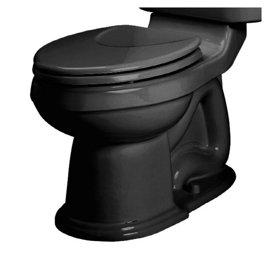 American Standard Oakmont Black Round Toilet Bowl at