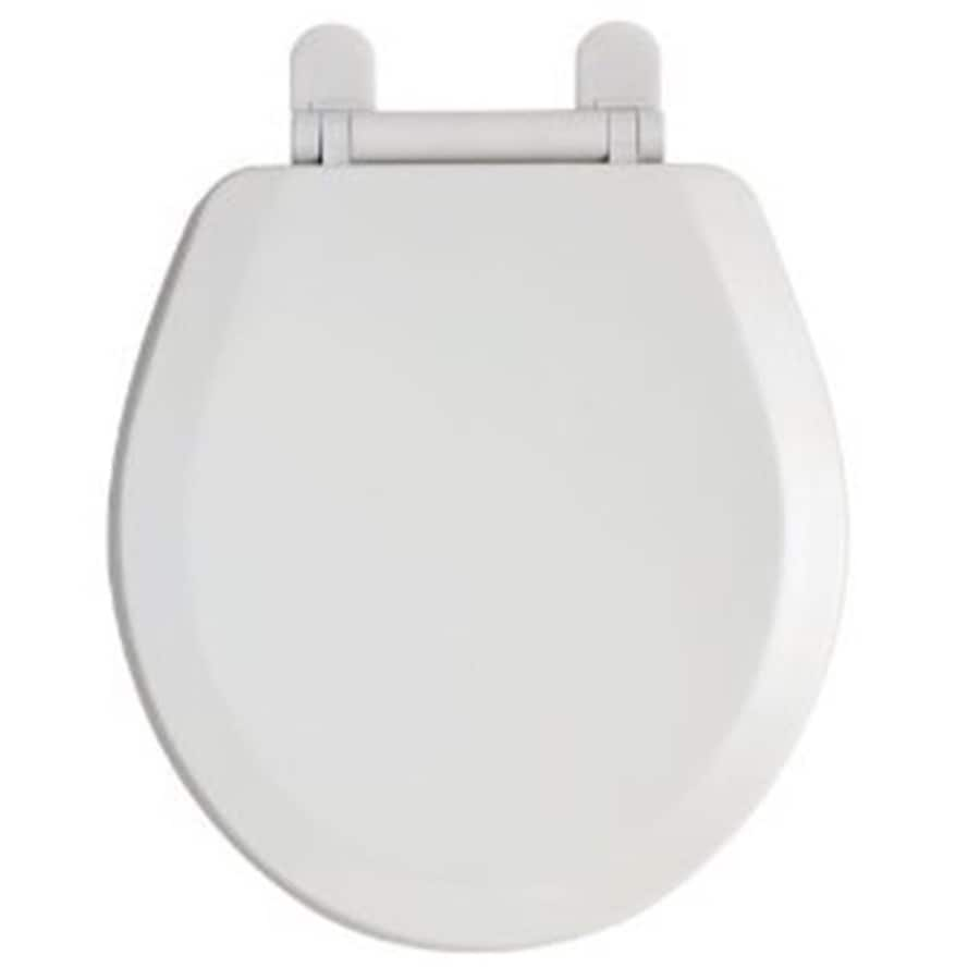 American Standard Everclean White Plastic Elongated Toilet Seat at ...