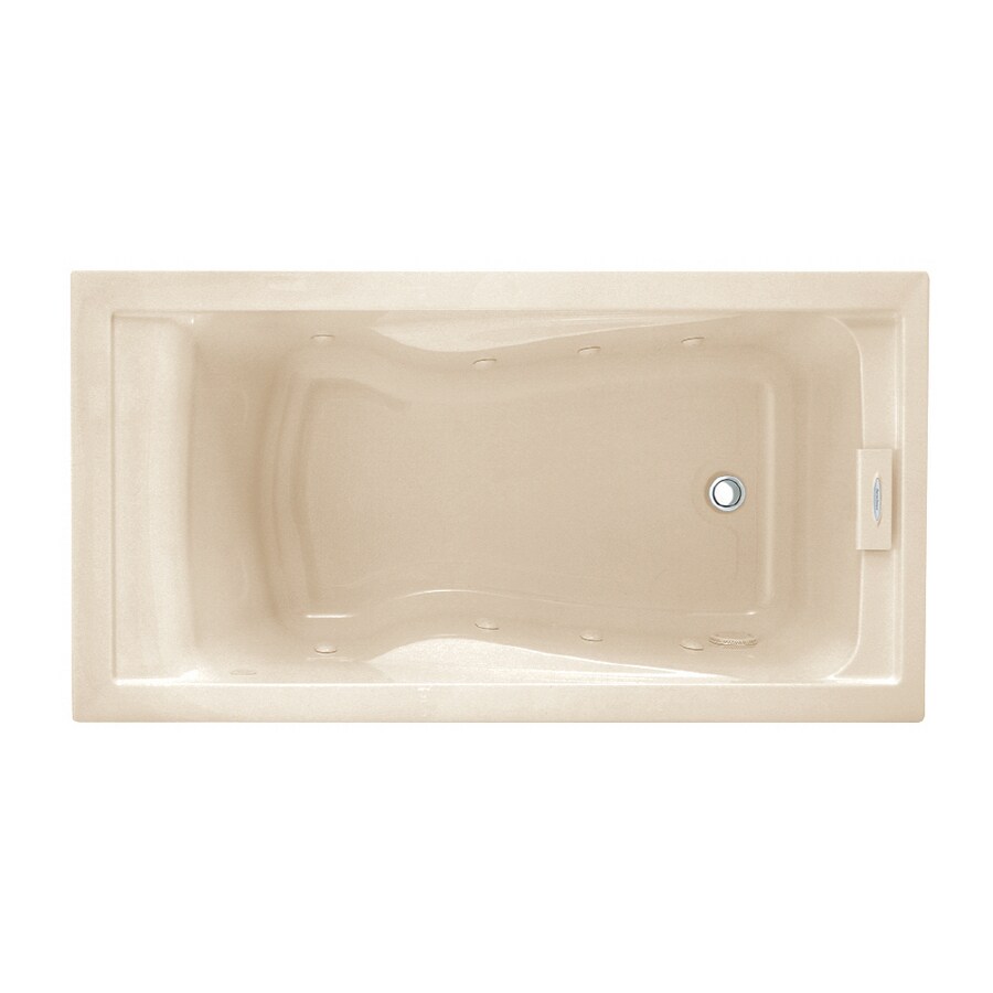 American Standard Fawn Beige Acrylic DropIn Jetted Whirlpool Tub at