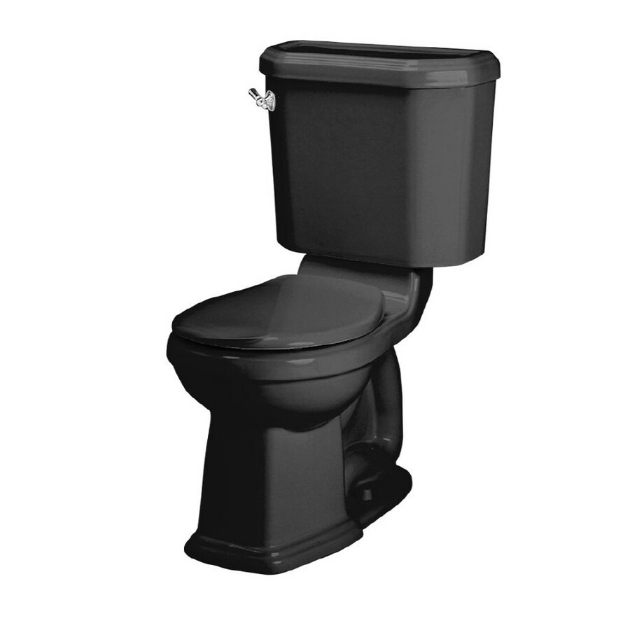 American Standard Black Round 2Piece Toilet at