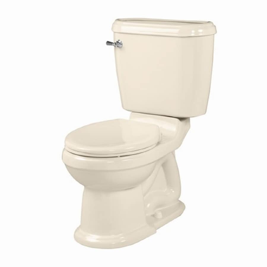 American Standard 2735.014.222 Multi Linen 1.6-GPF (6.06-LPF) 12-in Rough-In Round 2-Piece Comfort Height Toilet