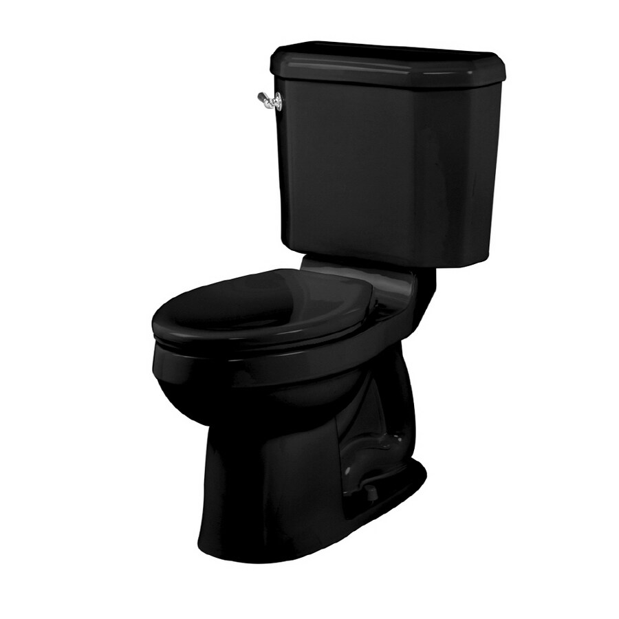 American Standard Doral Black 1.6GPF (6.06LPF) 12in RoughIn Elongated 2Piece Standard