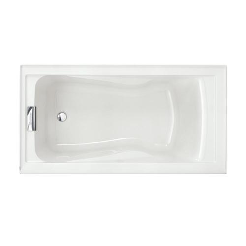 American Standard Evolution 32in W x 60in L White Acrylic Hourglass