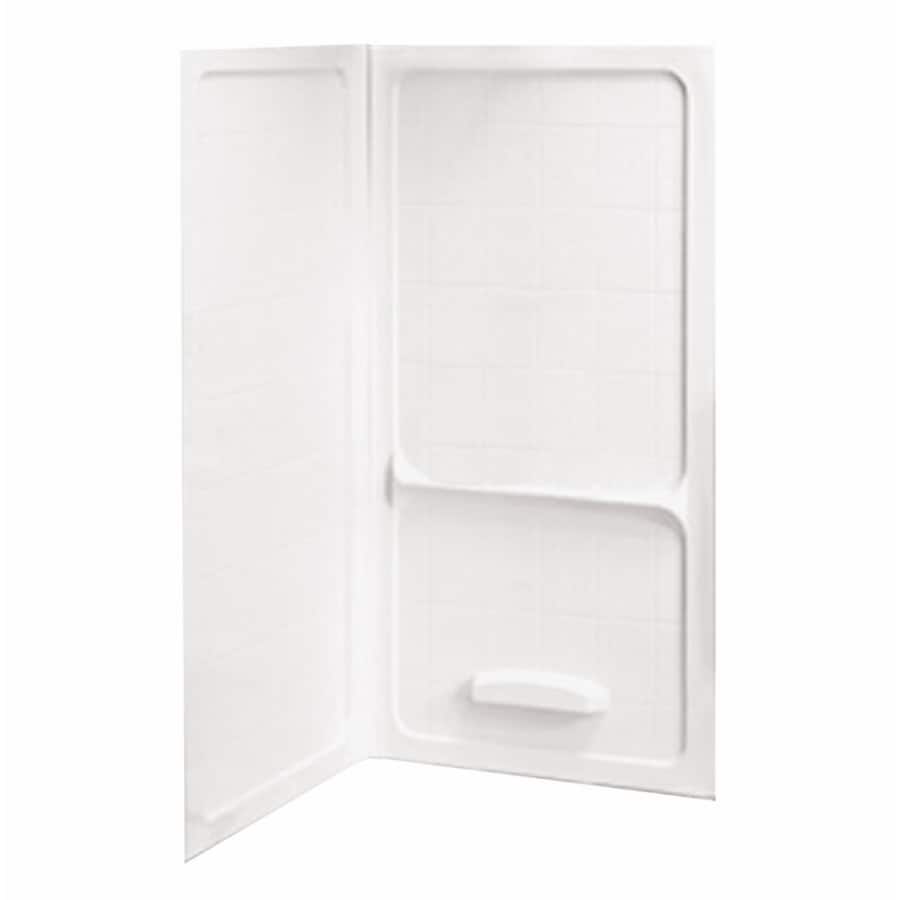 American Standard 38in W x 38in L x 72in H White Shower Wall