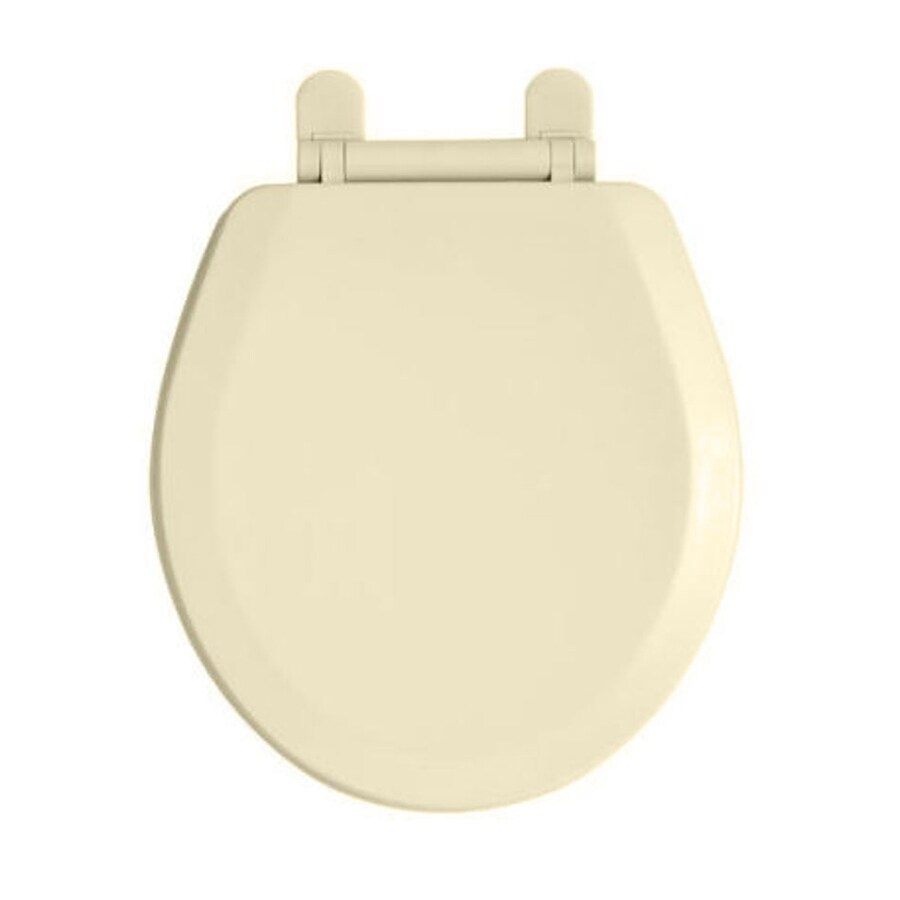 American Standard H2Option Bone Round SlowClose Toilet Seat in the