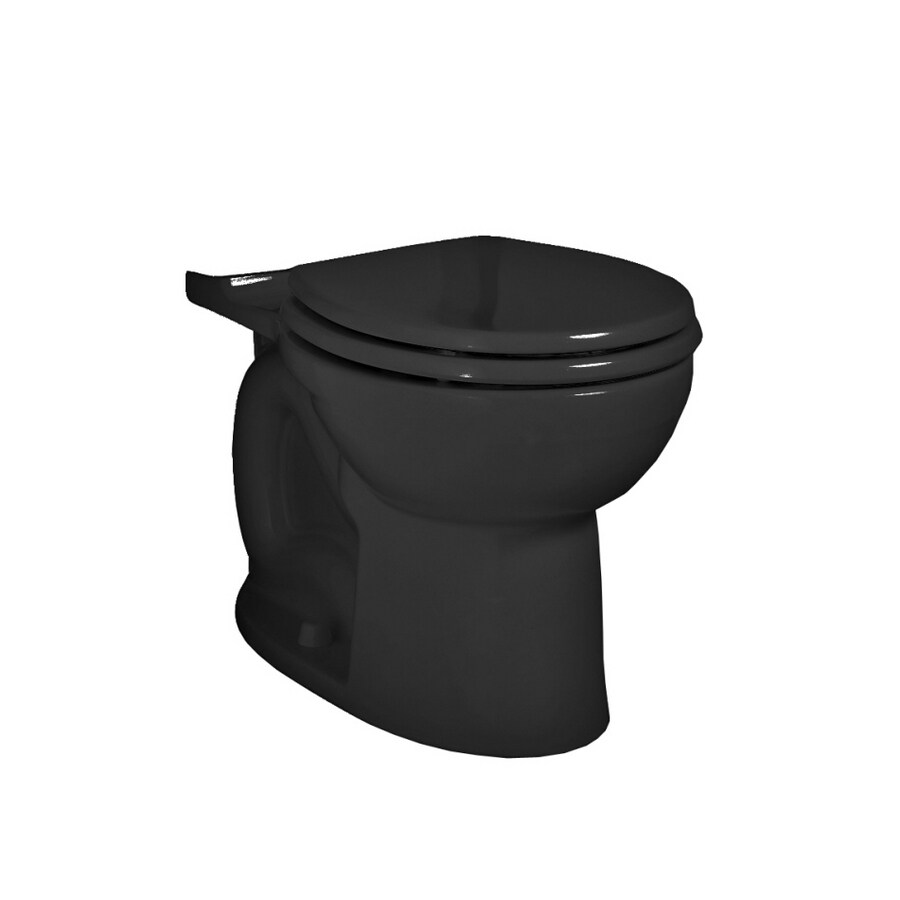 American Standard Cadet 3 Black Round Toilet Bowl at Lowes.com