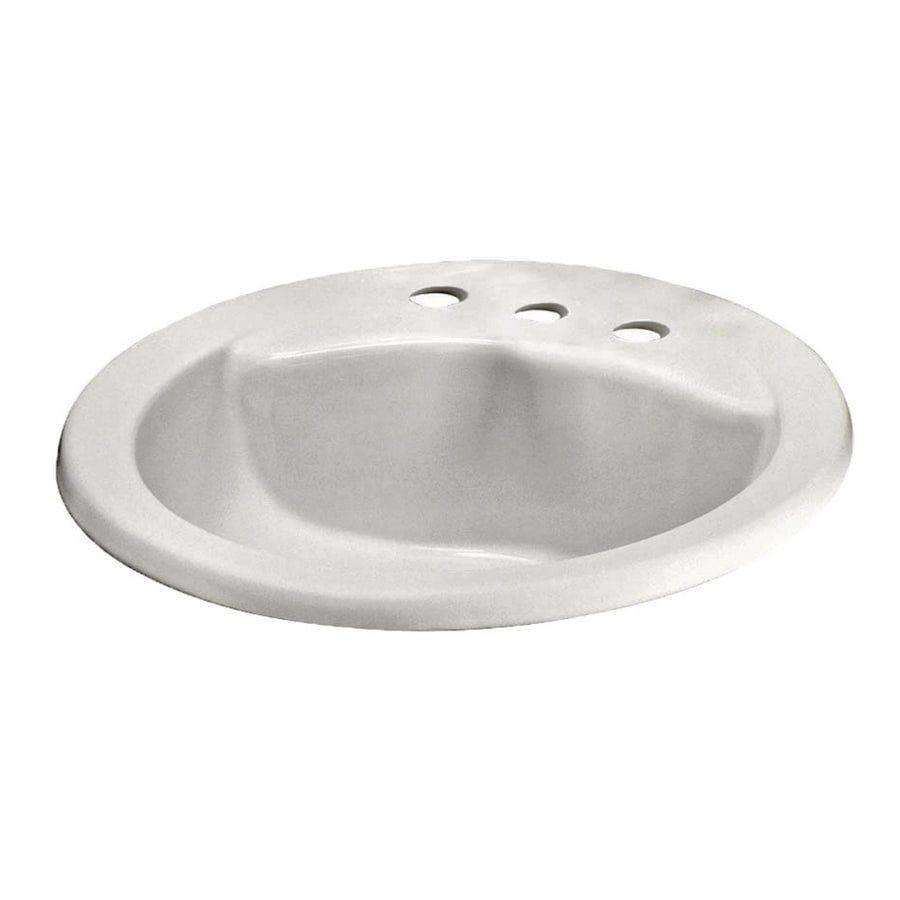 American Standard Cadet White Topmount Bath Sink in the Bathroom Sinks