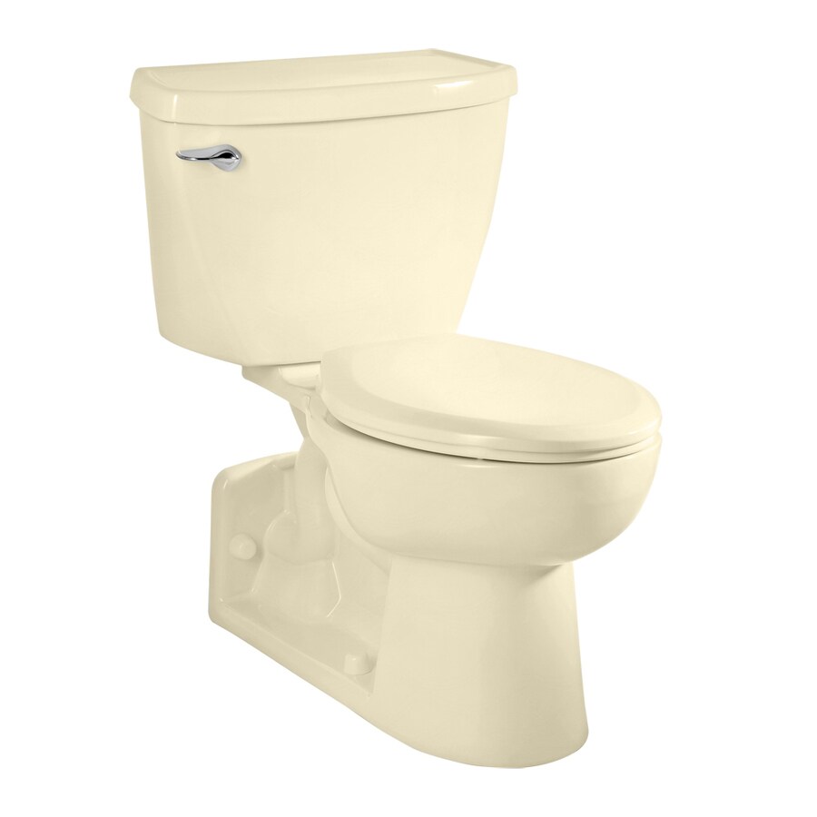 American Standard 2878.016.021 Yorkville Bone 1.28-GPF (4.85-LPF) 12-in Rough-In Elongated Pressure Assist 2-Piece Comfort Height Toilet