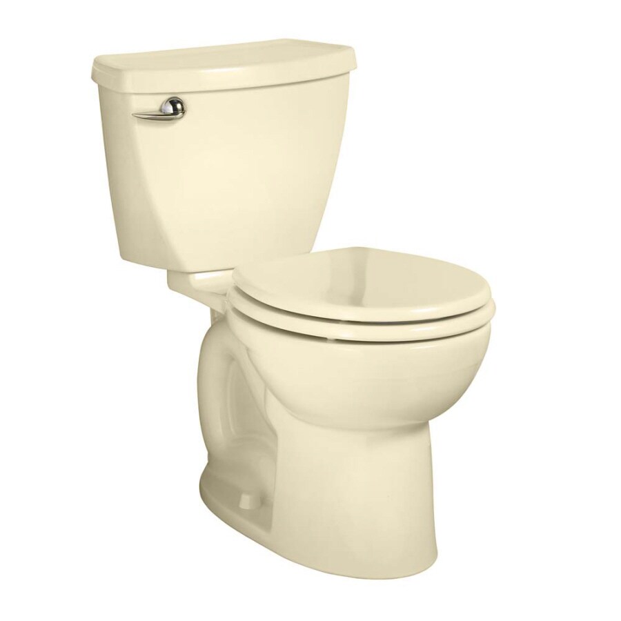 American Standard Cadet 3 Bone Round Chair Height 2-piece Toilet 10-in ...