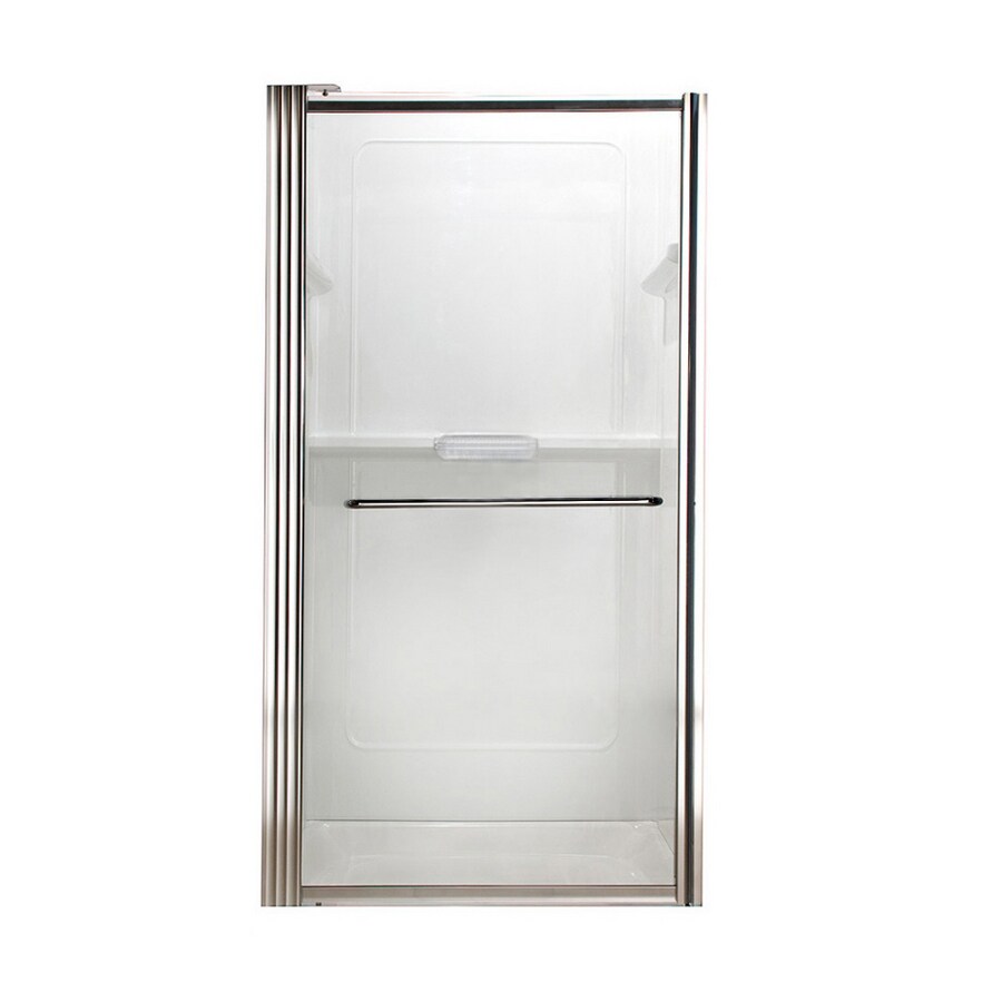 American Standard Silver Framed Pivot Shower Door at Lowes.com