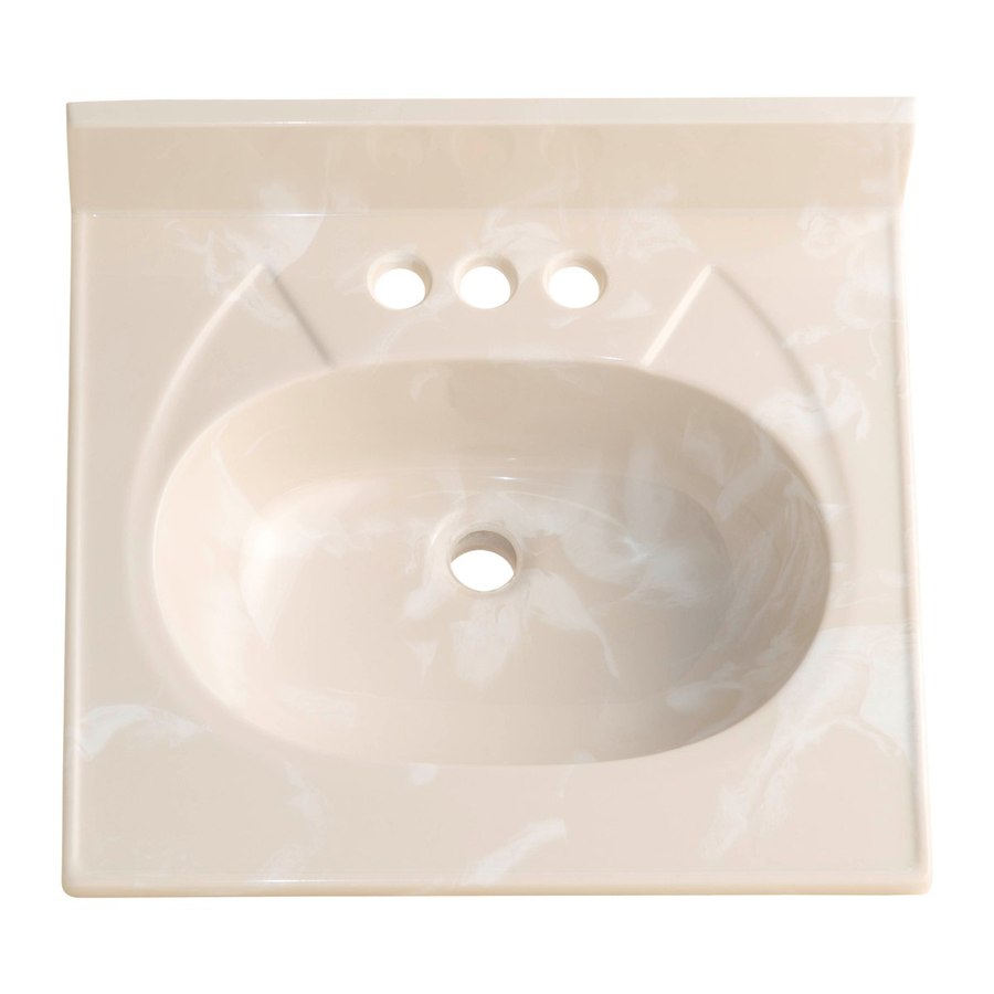 American Standard Astra Lav 31in W x 19in D Biscuit Swirl Cultured