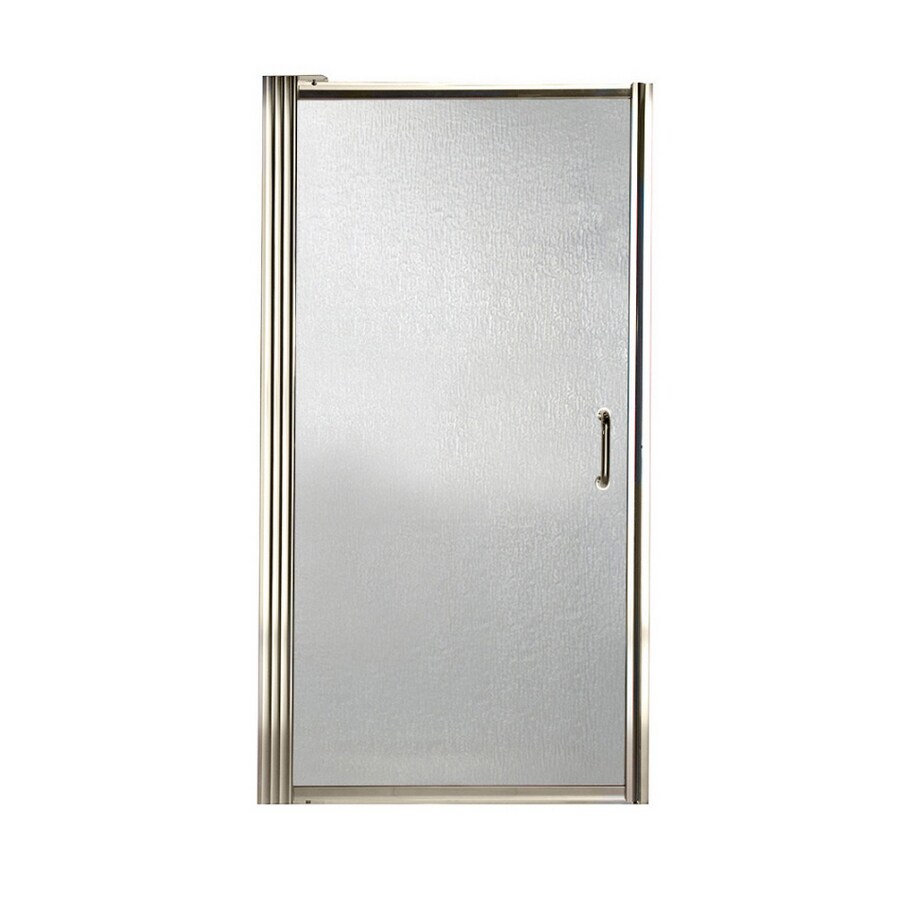 American Standard Brushed Nickel Framed Pivot Shower Door at